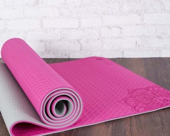 Yogamatte mit edlem Muster