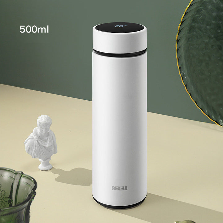 500ml Edelstahl Trinkflasche mit Temperatur Display