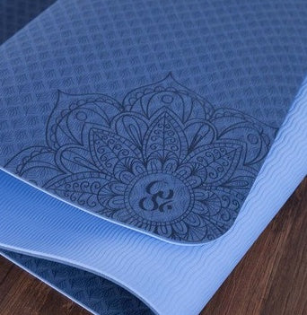Yogamatte mit edlem Muster