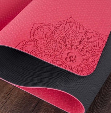 Yogamatte mit edlem Muster