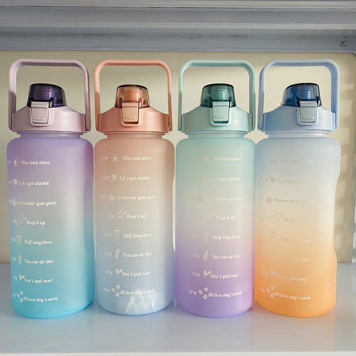 2000ml Trinkflasche mit Marker