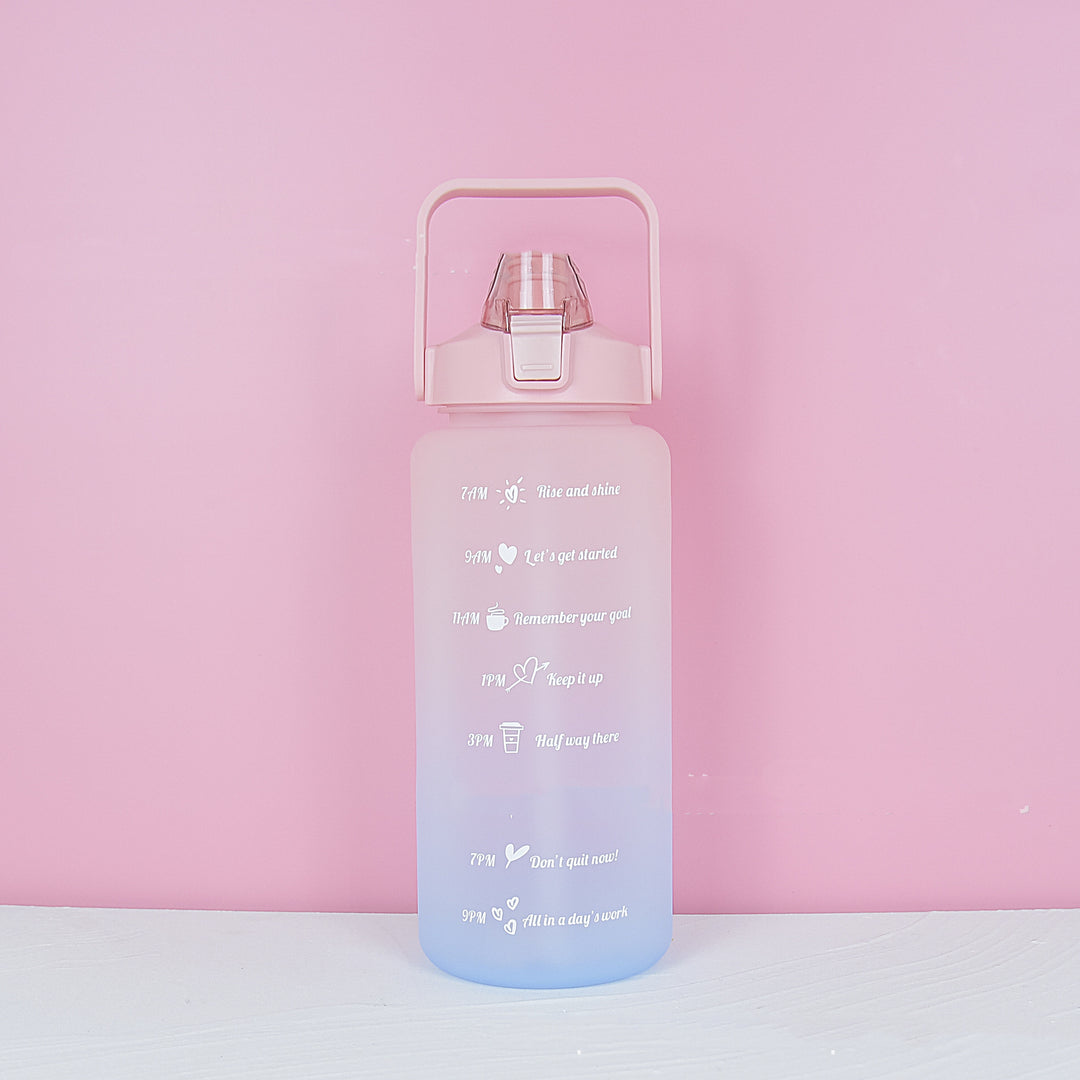 2000ml Trinkflasche mit Marker